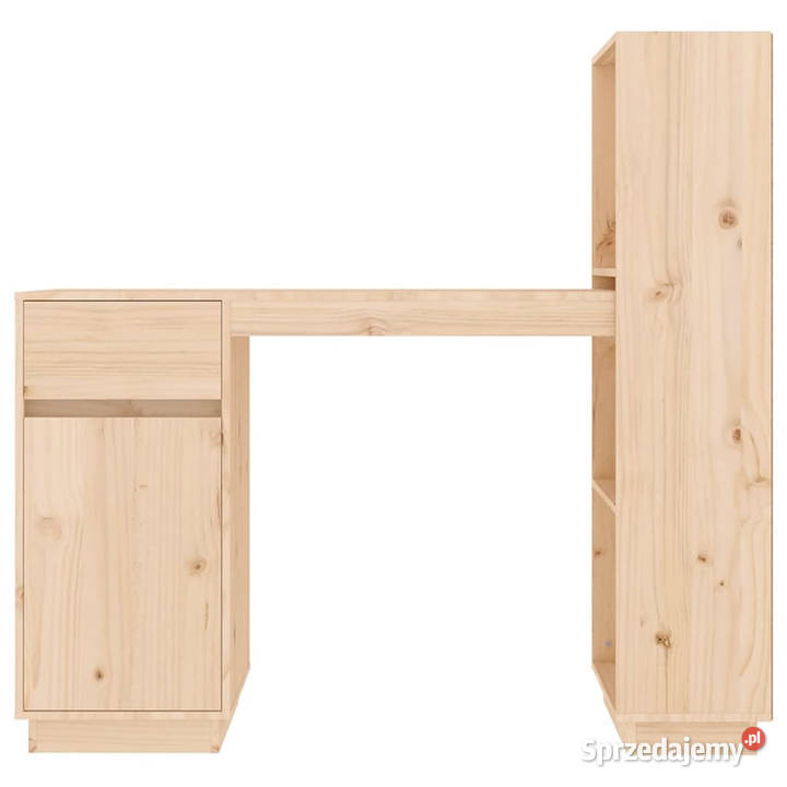 Biurko 110x50x75 lite drewno sosnowe WM814509 mazowieckie Warszawa sprzedam