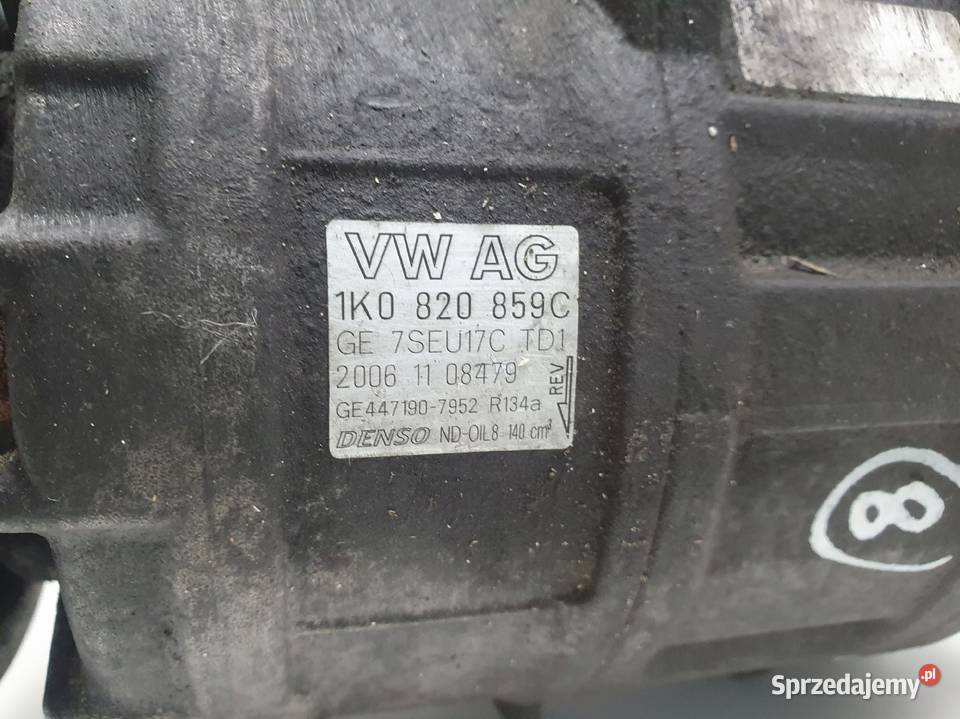 SPRĘŻARKA KLIMATYZACJI VW Golf V 16 FSI Kompresory klimatyzacji lubelskie