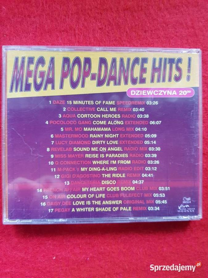 mega pop dance hits dziewczyna 2000 vintage sprzedam