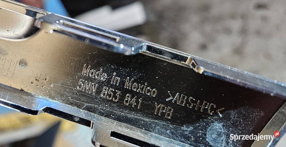 VW TIGUAN II 2 ALLSPACE LISTWA LEWA ZDERZAKA TYŁ