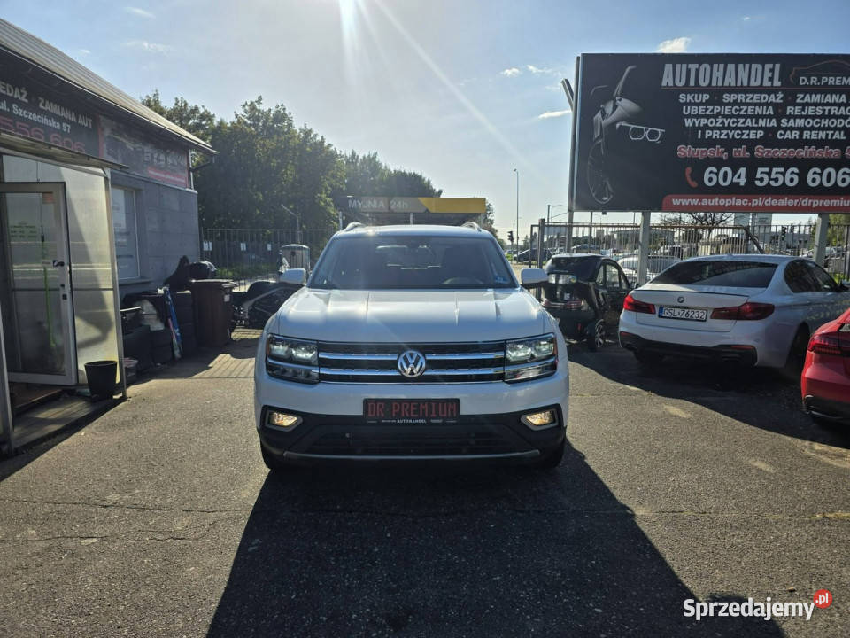 Volkswagen Atlas 36 Benzyna 280 Panorama 21 Full czujnik parkowania pomorskie Słupsk sprzedam