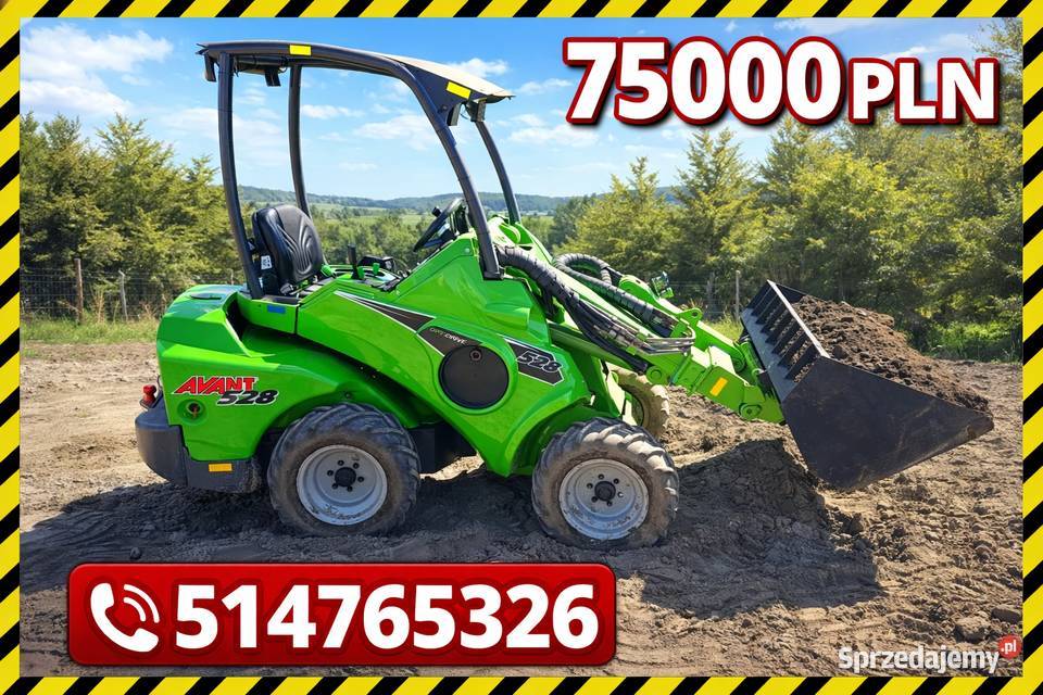 Avant 528 4x4 mini ładowarka teleskopowa nieuszkodzony Suwałki