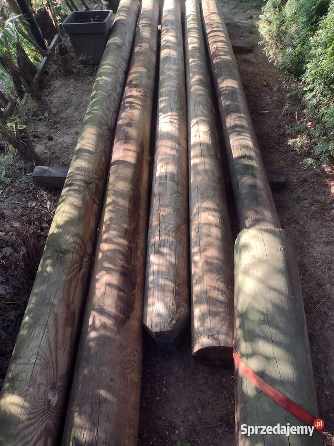 Belki drewniane impregnowane slupy Drewno konstrukcyjne małopolskie Nowy Sącz sprzedam