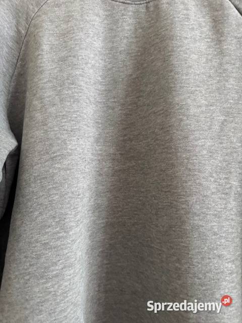 Bluza męska szara L gładka z bawełny ze Częstochowa