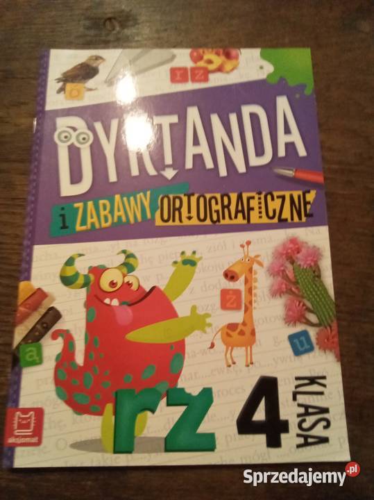 Dyktanda i zabawy ortograficzne klasa 4 Warszawa sprzedam