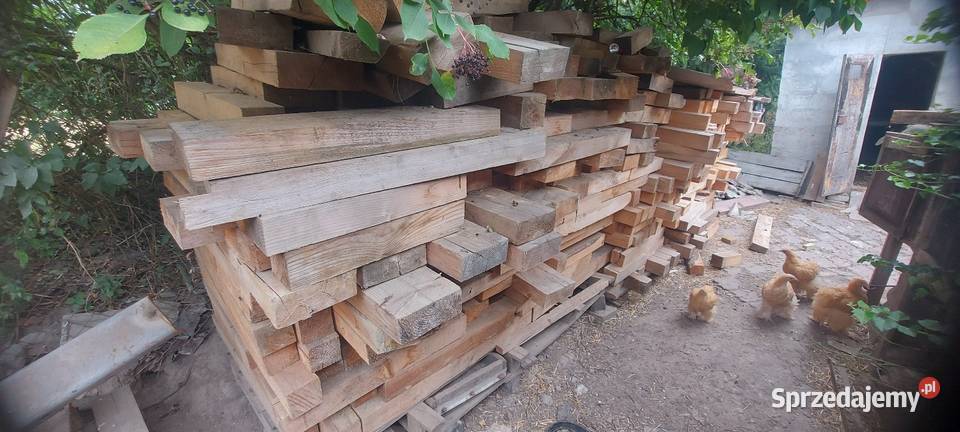 Drewno opałowe kantówki czyste Rosiejów