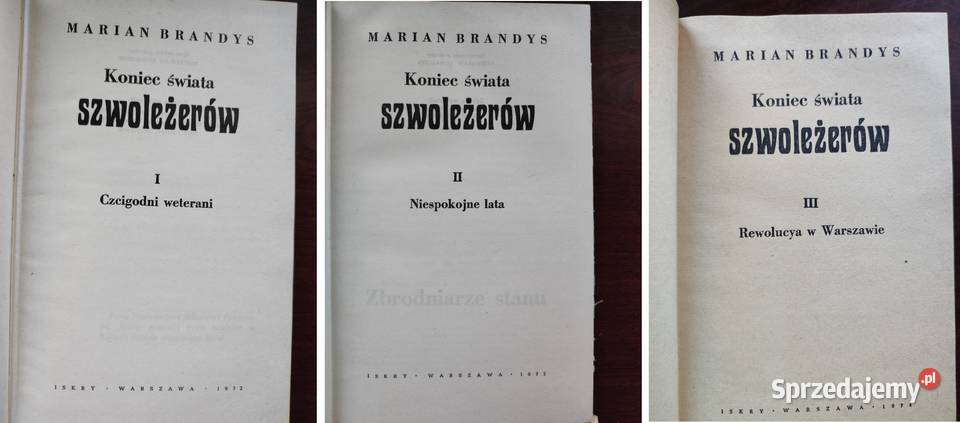 Koniec świata szwoleżerów Marian Brandys świętokrzyskie Kielce