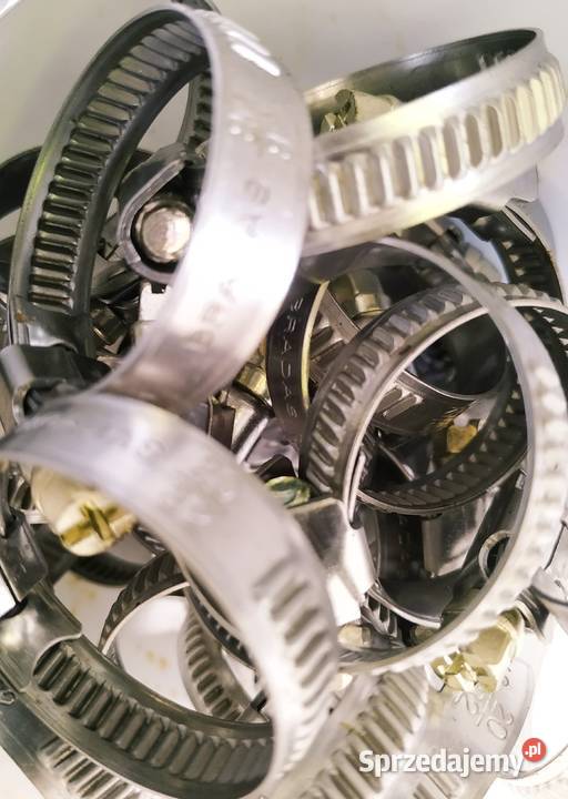 Opaski zaciskowe 1627 skręcane Bradas 45 sztuk Tychy