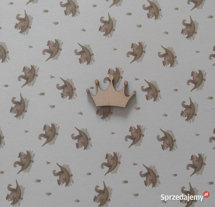 korona sklejka decoupage scrapbooking Tczew