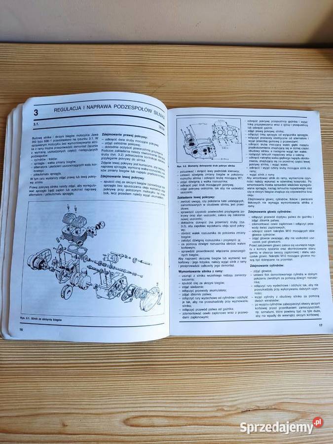 Książka poradnik Motocykl Jawa Obsługa i naprawa Głuchołazy sprzedam
