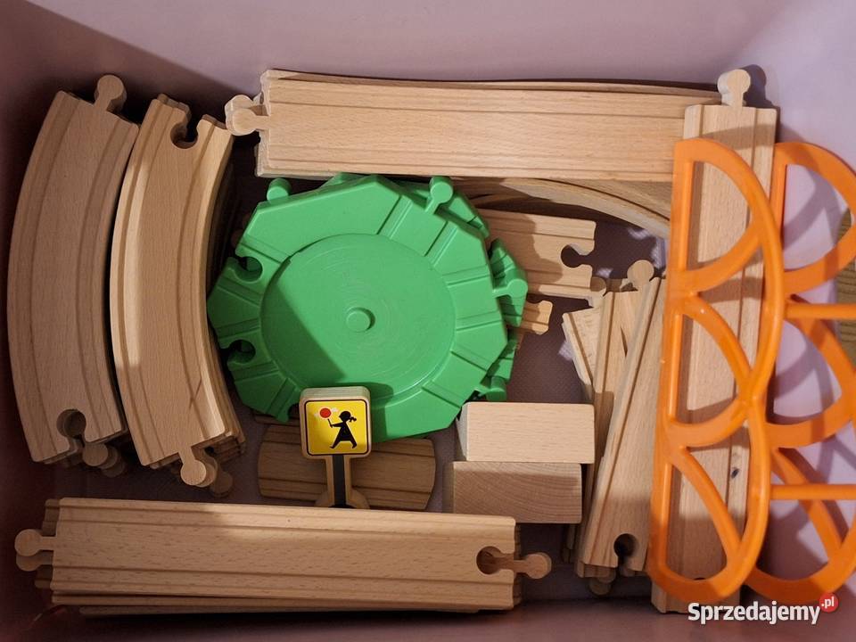 Kolejka drewniana kilka zestawów Kraków