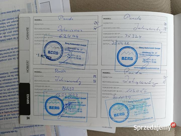 Fiat Panda 12 benzyna 2016 serwisowany 1 69KM Koziegłowy