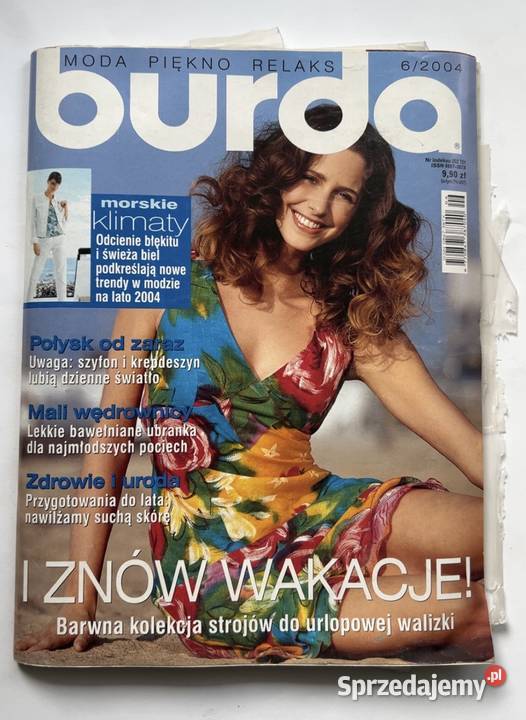 Magazyn Burda 62004 Moda Vintage Wykroje Retro Warszawa