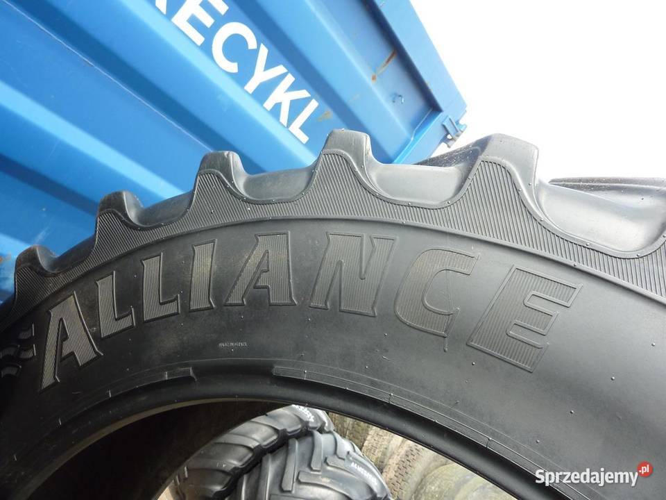 2x Opona używana rolnicza 48080R50 ALLIANCE 2450 Pozostałe podlaskie Zaścianki sprzedam