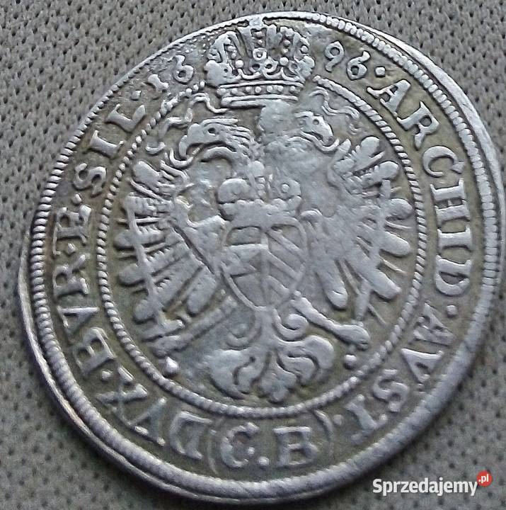 ŚLĄSK BRZEG3 KRAJCARY 1696 r CB SREBROLEOPOLD mazowieckie Legionowo