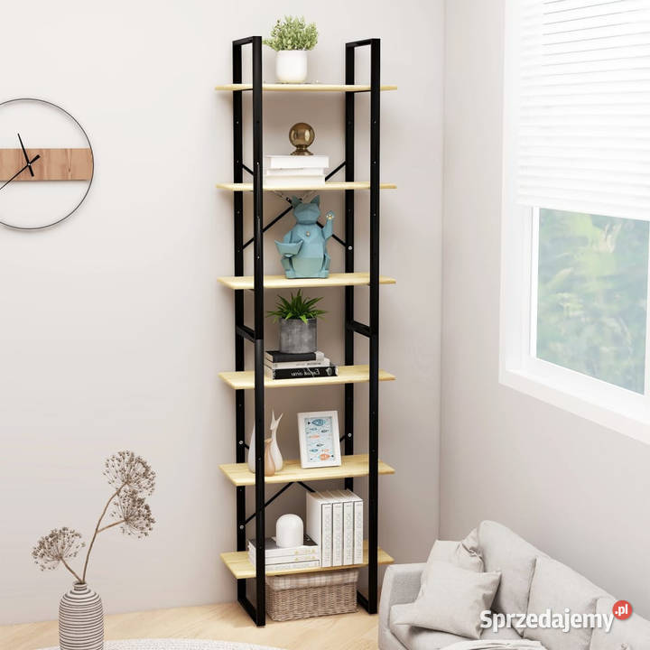 Regał na książki 60x30x210 lite drewno sosnowe mazowieckie Warszawa