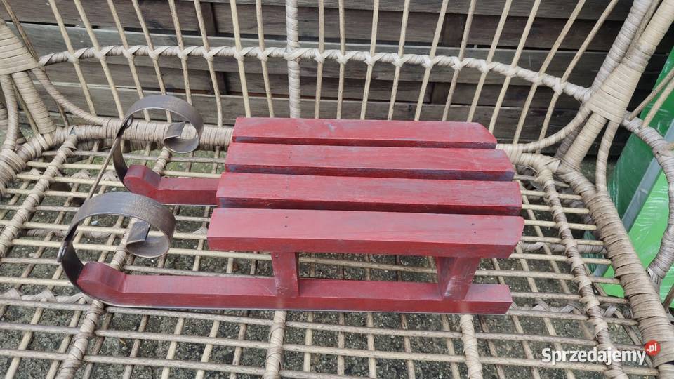 Sanki drewniane dekoracyjne dekoracja sanie mazowieckie Warszawa