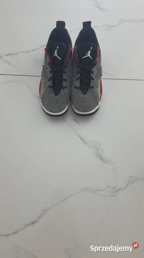 Buty sportowe Jordan Nike Szare z czerwonymi Suwałki