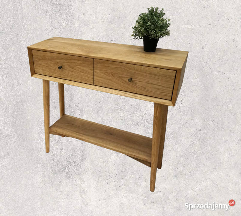 Konsola dębowa IZU z uchwytami 30cm Janczowa