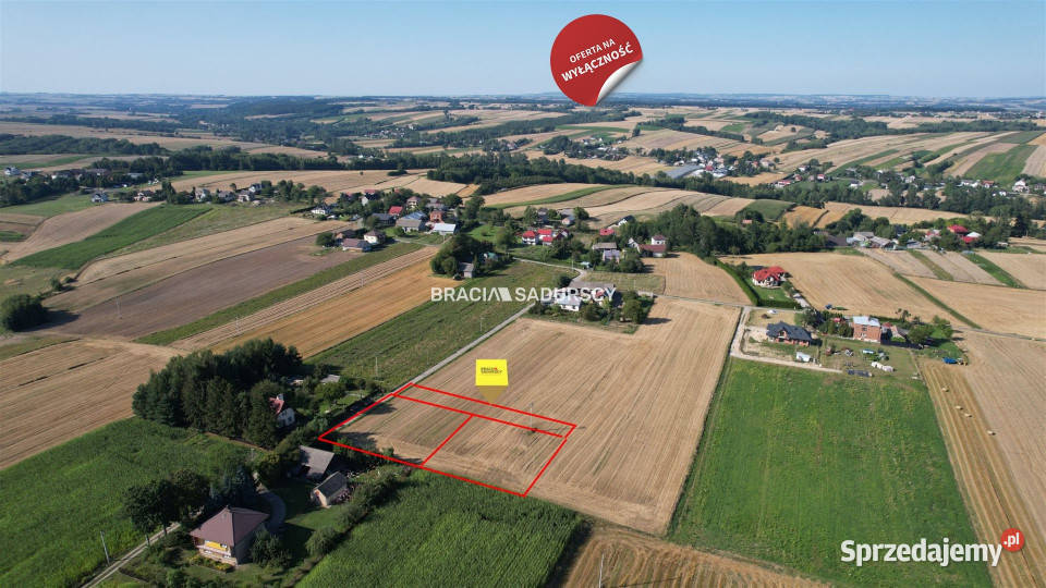 Sprzedam grunt 1400m2 Lesieniec 1400m2 małopolskie
