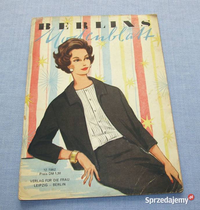 Berlins Modenblatt 121962 z wykrojami Vintage Skępe