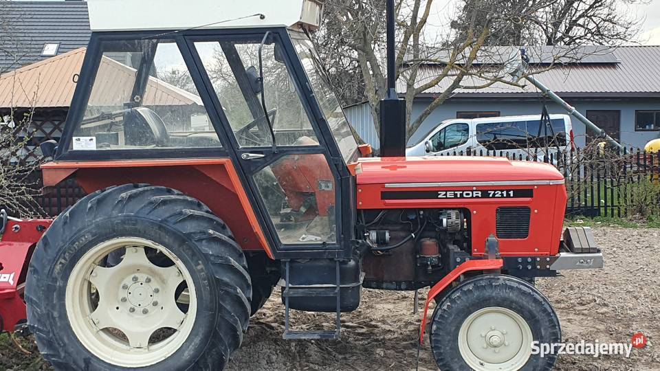 Ciągnik Zetor 7011 wspomaganie lubelskie Wieprzowe Jezioro