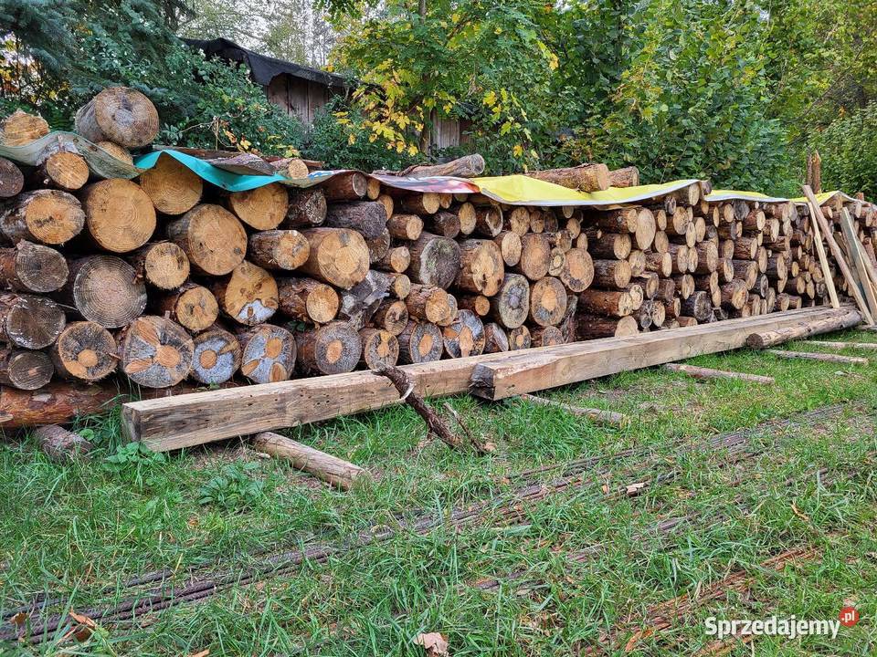 Drewno opałowe sucha sosna drzewo na opał Opał