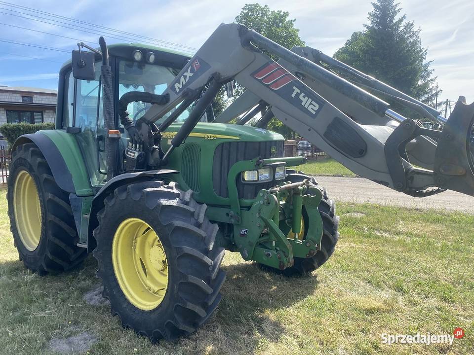 JOHN DEERE 6320 PREMIUM  ładowacz MX T412 TUZ MX John Deere Biała sprzedam