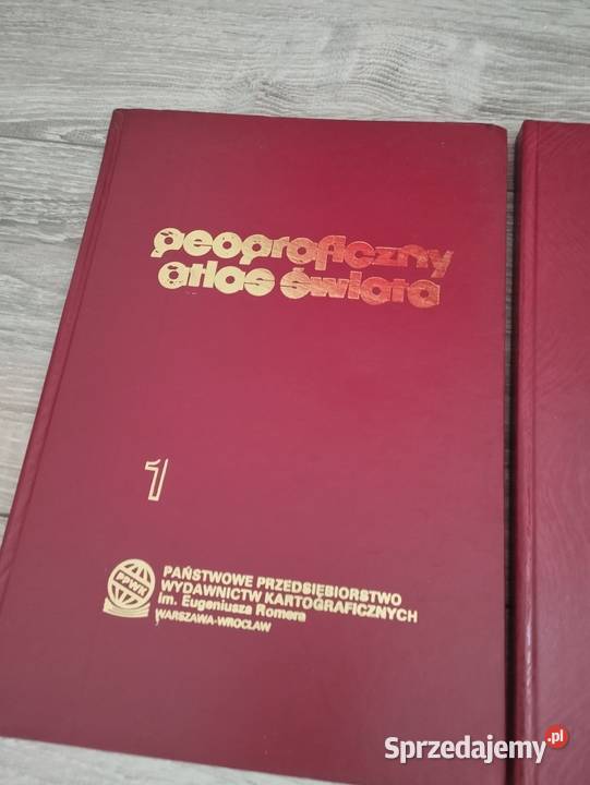 geograficzny atlas świata dwie części Poznań