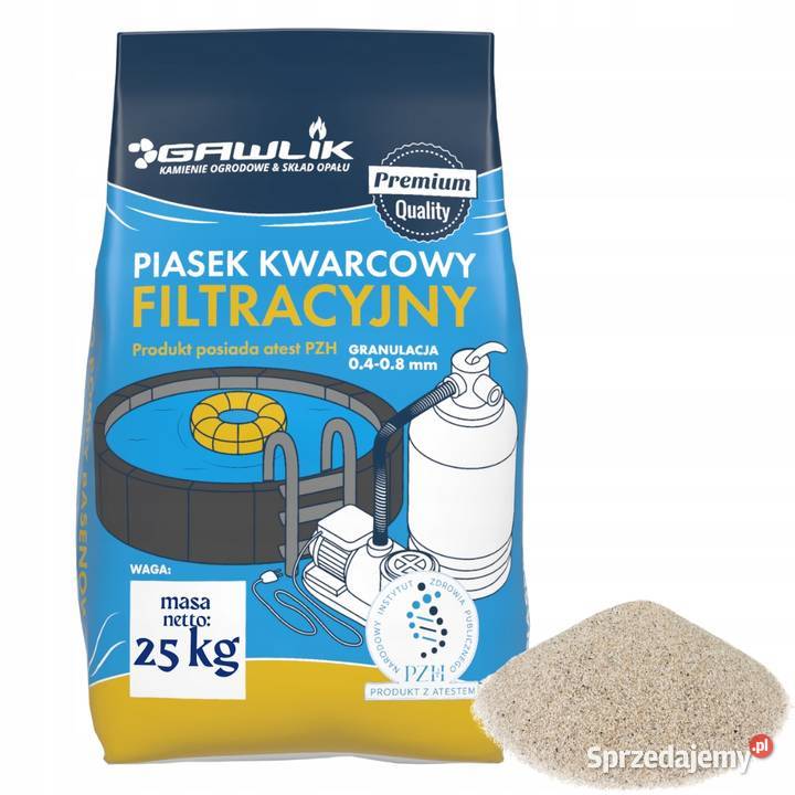 PIASEK FILTRACYJNY DO POMP BAZENOWYCH Czerwionka-Leszczyny