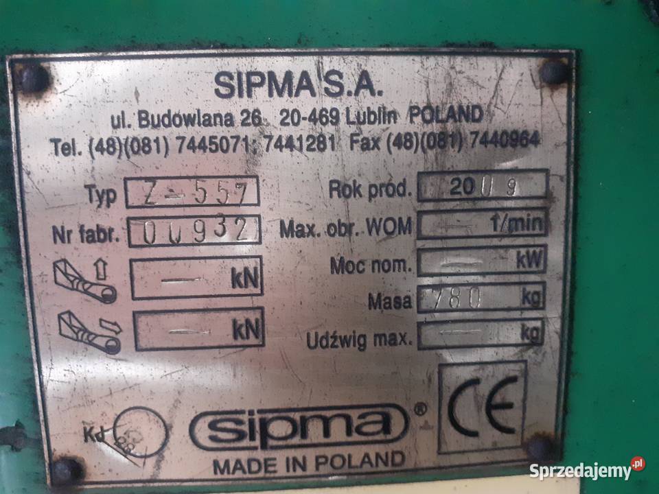 Owijarka samozaładowcza simpa z557 Stany sprzedam