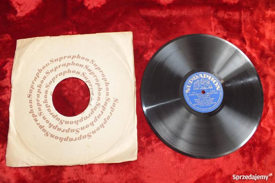 Płyta winylowa szelakowa niemiecka gruba i Żary