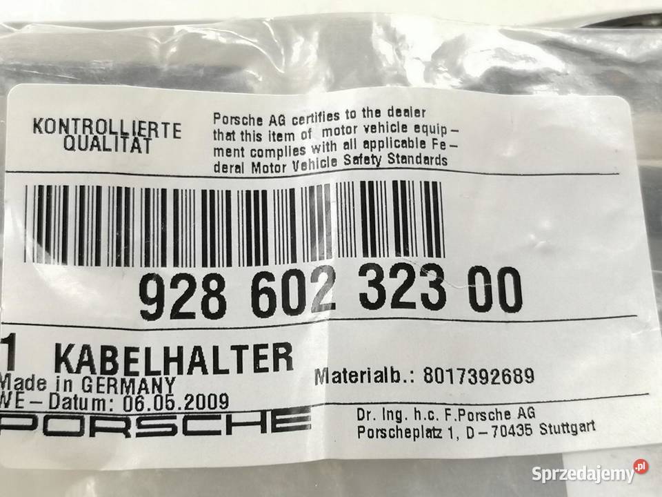 UCHWYT PRZEWODÓW ZAPŁONOWYCH PORSCHE 911 8998