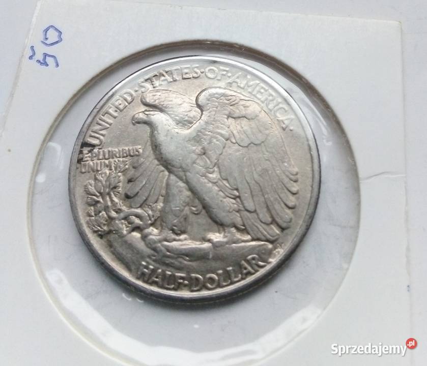 USAHALF DOLLAR1942 rSREBRO 90 10 MIEDZ mazowieckie Legionowo