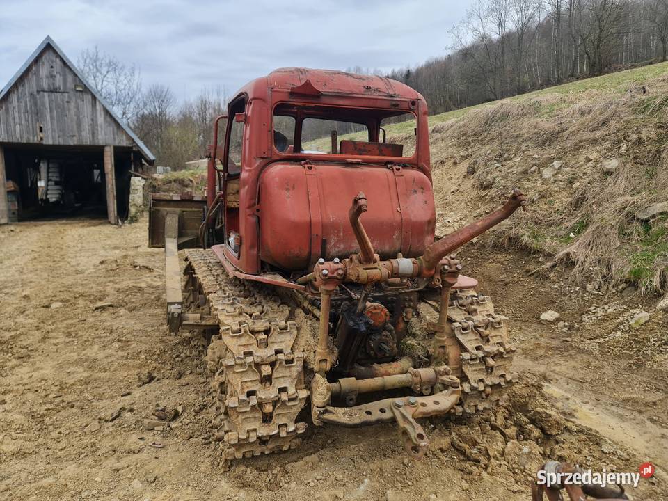 DT75 spychacz gąsienicowy małopolskie Więciórka