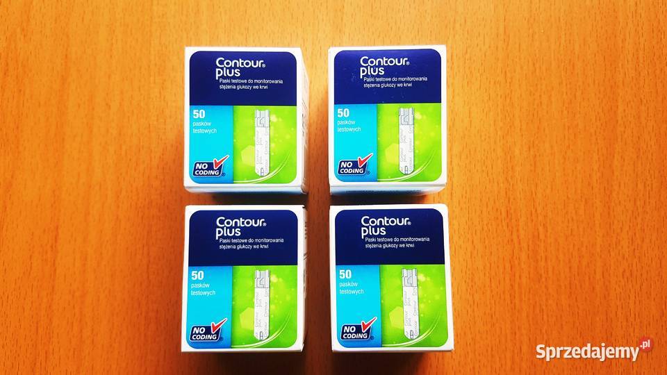 Contour Plus Paski testowe Glukometr Nowe Długi Piotrków Trybunalski