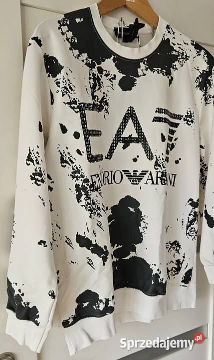 Armani bluza EA7 XL biała czarna Exchange Konstancin-Jeziorna sprzedam