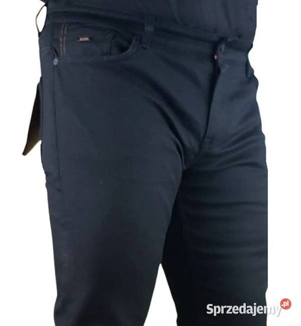 Czarne jeansy Hugo Boss Delaware Orange Slim Tarnowskie Góry