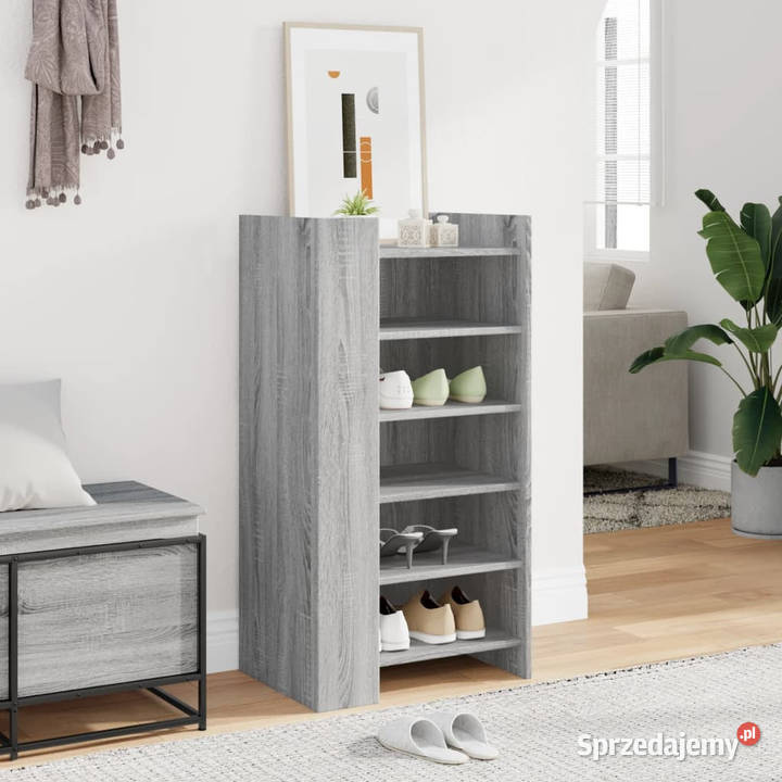 Szafka na buty szary dąb sonoma 52x375x100 Warszawa