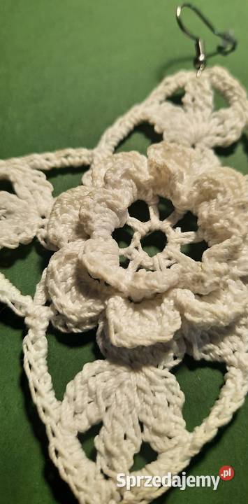 Kolczyki na szydełku Koszalin sprzedam