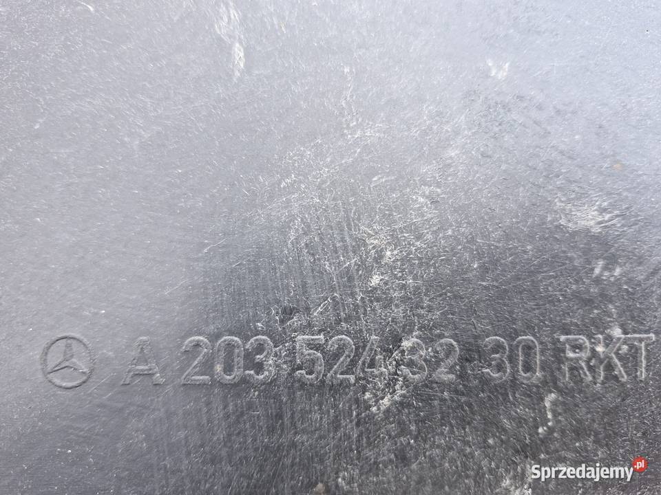 Mercedes 203 Dolna osłona silnika 2035243230 Gdańsk