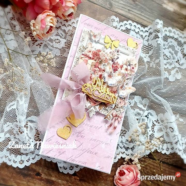 Kartka urodzinowa hand made urodziny Mszana Dolna