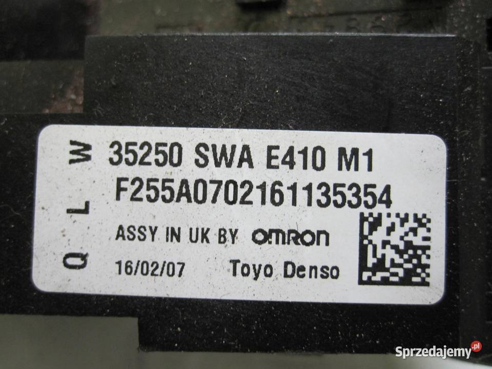 HONDA CRV III 07r przełącznik zespolony 35250 świętokrzyskie