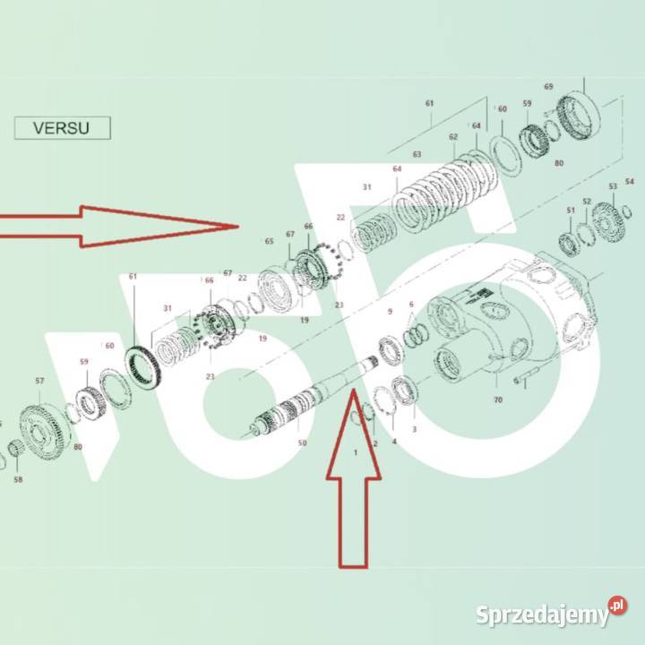 Kosz sprzęgłowy przedniego napędu ACV003620B Wilkowo