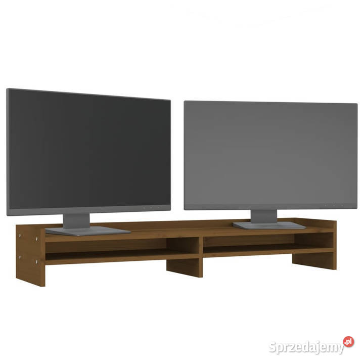Podstawka na monitor miodowy brąz 100x24x16 lita Warszawa sprzedam