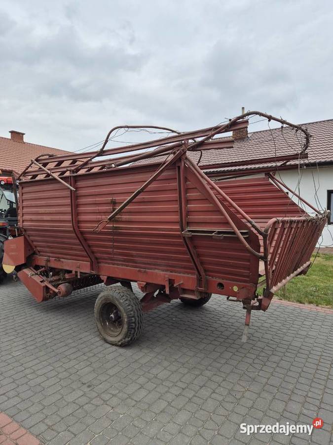 Przyczepa samozbierajaca t055 Przyczepy rolnicze Magnuszew
