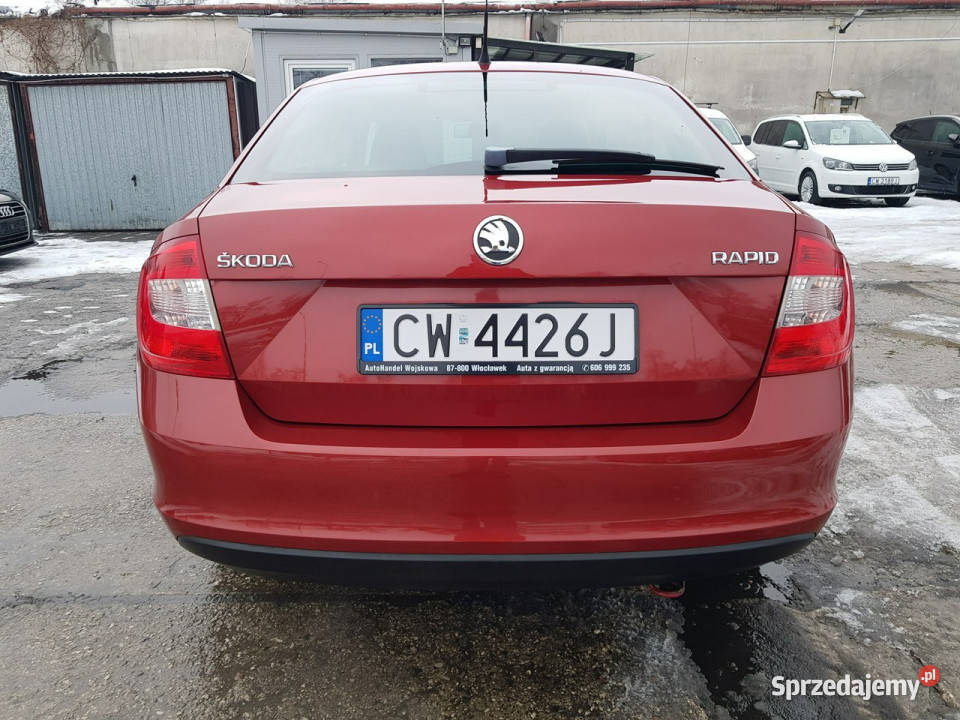 koda RAPID 16 MPI Benzyna Zarejestrowany Włocławek