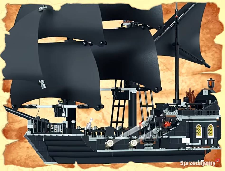 Okręt statek CZARNA PERŁA Piraci z Karaibów Zabawki wielkopolskie Pobiedziska