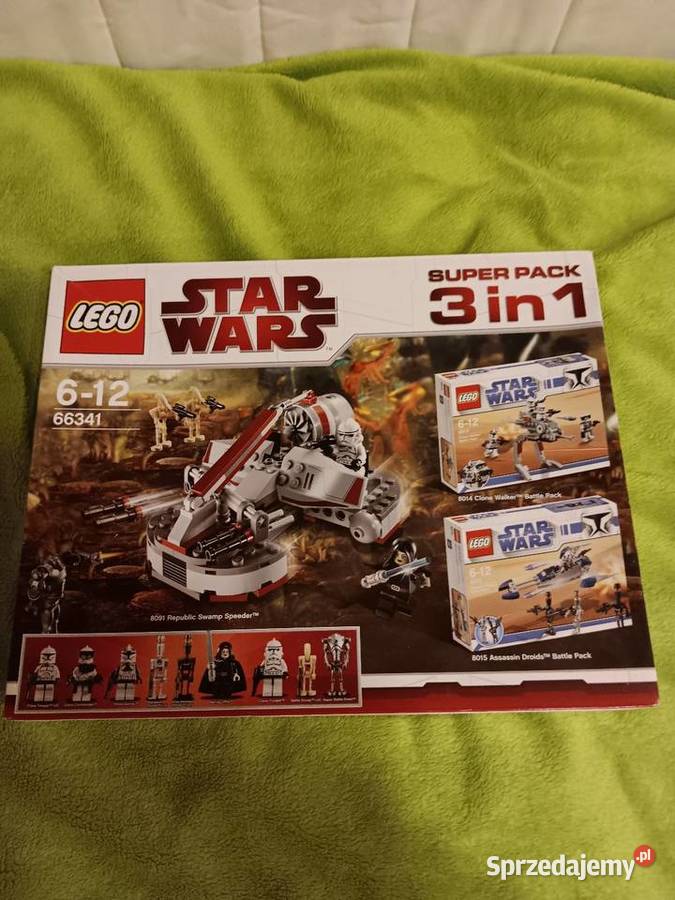 Lego Star Wars 66341 8091 8014 8015 Republic śląskie
