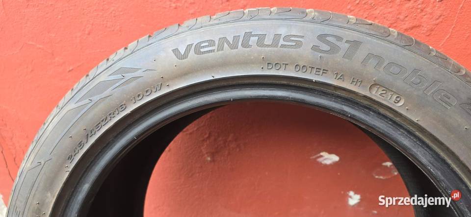 Do sprzedania 1 opona 24545 ZR18 letnia Włocławek